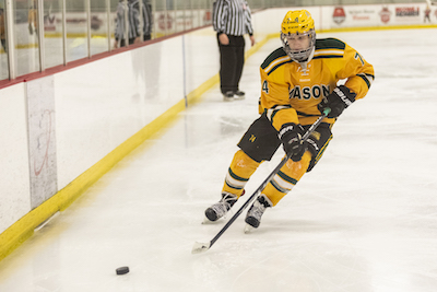 hockey player on the ice